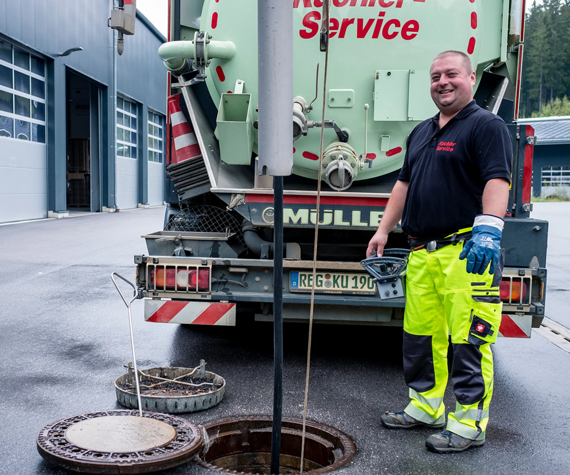 TV Kanaluntersuchung von Leitungen in Dietersburg
